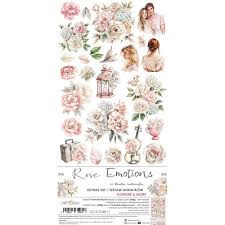 Craft O'Clock Paperpad ""Rose Emotions"" (Extra Set Flowers) CC-C73-RE-11