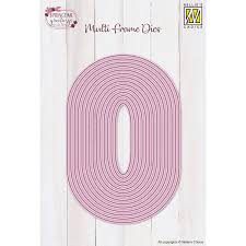 Nellie's Choice Multi Frames Dies, Ovals MFD173