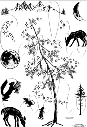 Card-io Clear Stempels Magical Moonlight CCSTMAG-02