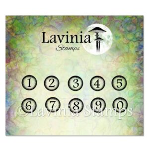 Lavinia Clear Stamp Numbers LAV797