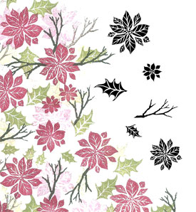 Majestix Clear Stempels Winter Blooms