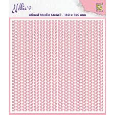Nellie Snellen Mixed Media Stencil Knitting