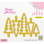 Nellie's Choice Shape Dies Kerstboom Smal Nellie's Choice Shape Dies Kerstboom Smal