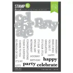 Hero Arts It's Our Anniversary Stamp & Cut XL