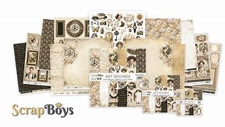 ScrapBoys Art Decoria 8x8 Inch Paper Pad