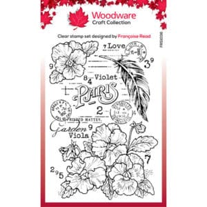 Woodware Viola Clear Stamps