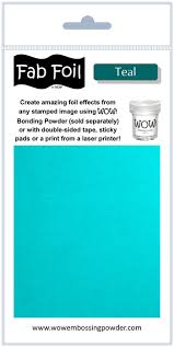 Wow! Fab Foil Teal W216-BLG30