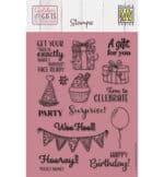 Nellie's Choice Clear Stamps Celebrations 16st.