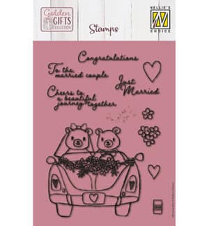 Nellie's Choice Clear Stamps Just Married 11st.