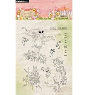 SL Clear Stamp Spring Girls Spring Meadow nr.772
