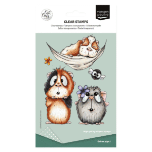 Vaessen Creative Clear Stamps Guinea Pigs 1 7st