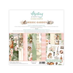 Mintay Music Garden 8x8 Inch Scrapbooking Paper Pad