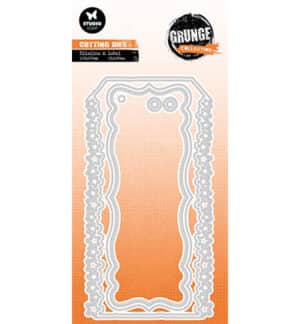 Studio Light Slimline & Label Star Grunge Cutting Die