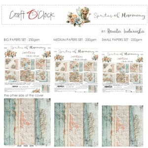 SPRITES OF HARMONY - a set of papers 20,3x20,3cm