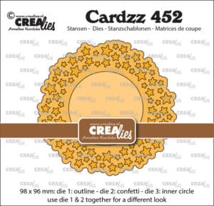 Crealies Cardzz Snijmal Confetti Sterren CLCZ452