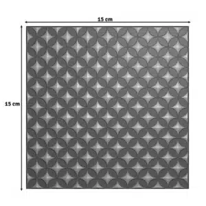 Vaessen Creative 3D Embossing Folder Grafische Sterren 15x15cm 3625-0114