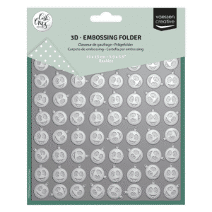 Vaessen Creative Embossing Folder Kerstballen -CAR0111