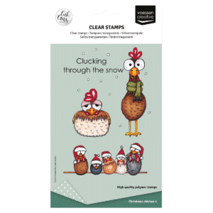Vaessen Creative Clear Stamps Kerstkippen 1 12st. -CAR0103