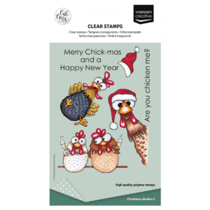 Vaessen Creative Clear Stamps Kerstkippen 2 10st. - CAR0104