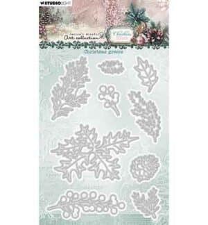 Studio Light Christmas Blush Cutting Die Christmas Greens (JMA-CBCD1061)