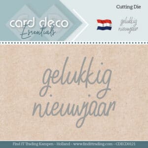 Card Deco - Gelukkig Nieuwjaar (CDECD0121)