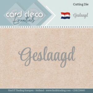 Card Deco - Geslaagd (CDECD0065)