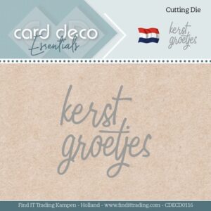 Card Deco - Kerstgroetjes (CDECD0116)