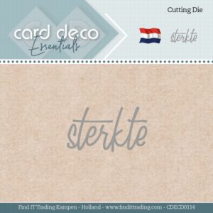 Card Deco - Sterkte (CDECD0114)