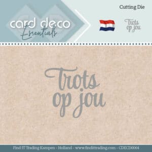Card Deco - Trots op Jou CDECD0064)
