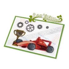 Leane Creatief - Race auto - snijmal (45.9419)