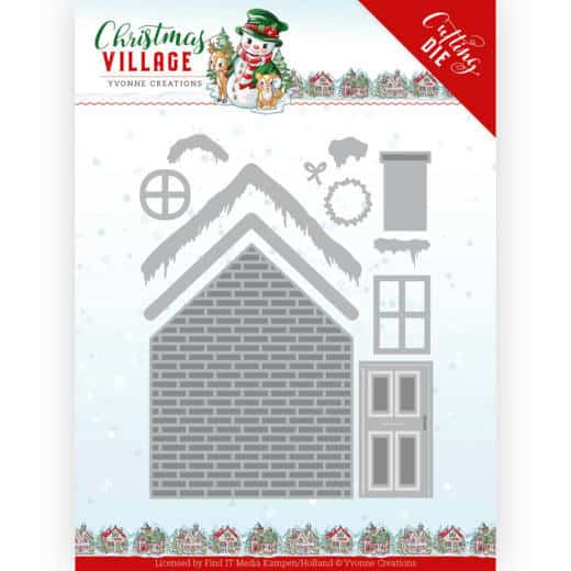 Yvonne Creations - Dies - Christmas Village - Build Up House (YCD10209)