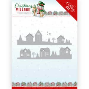 Yvonne Creations - Dies - Christmas Village - House Scene (YCD10213)