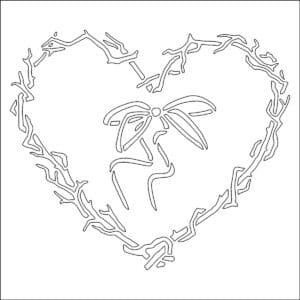 Card-io - Majemask - Twiggy Heart (STTW-04)