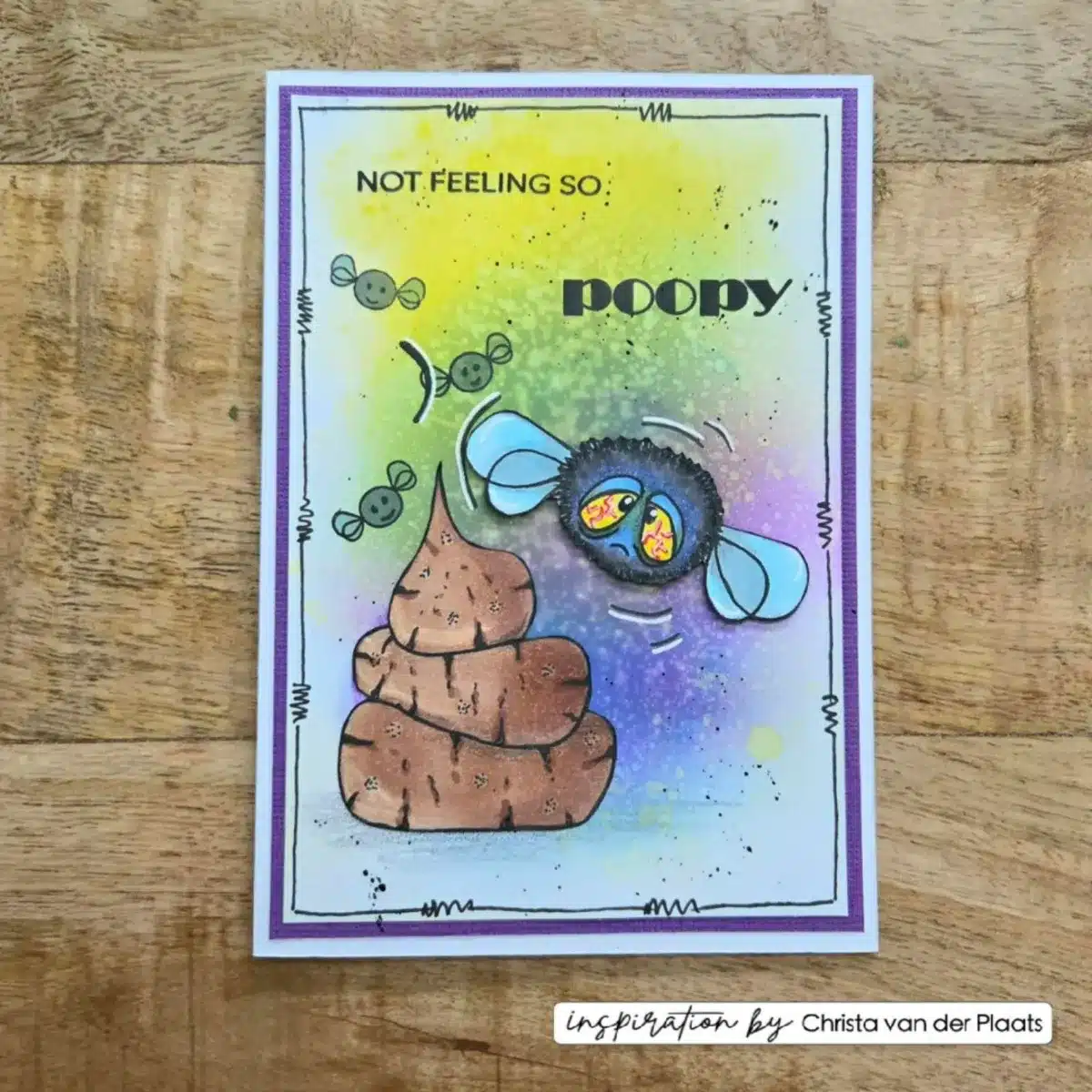 Vaessen Creative - Clear Stamps by Carla Creates - Fly 17st. (CAR0307)
