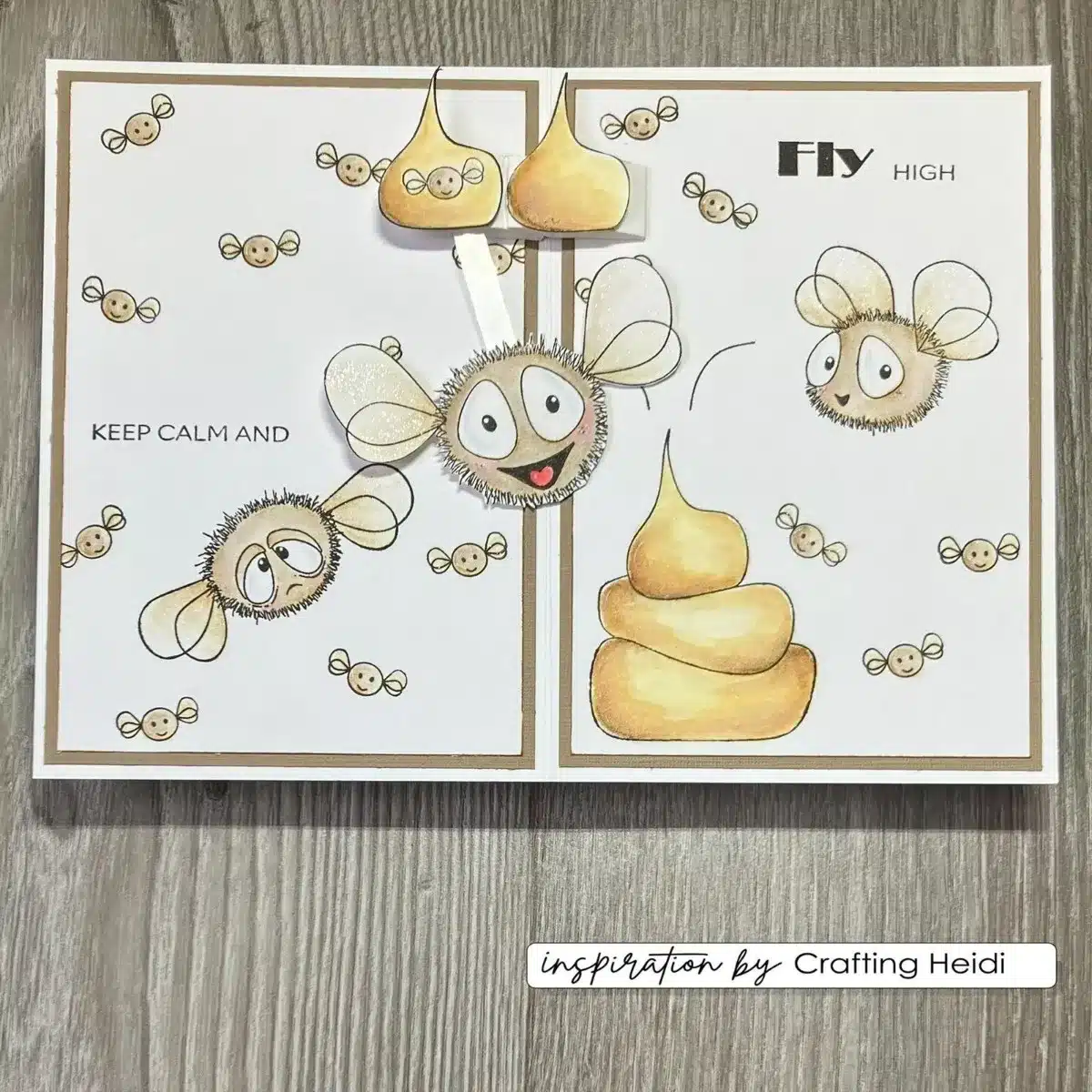 Vaessen Creative - Clear Stamps by Carla Creates - Fly 17st. (CAR0307)