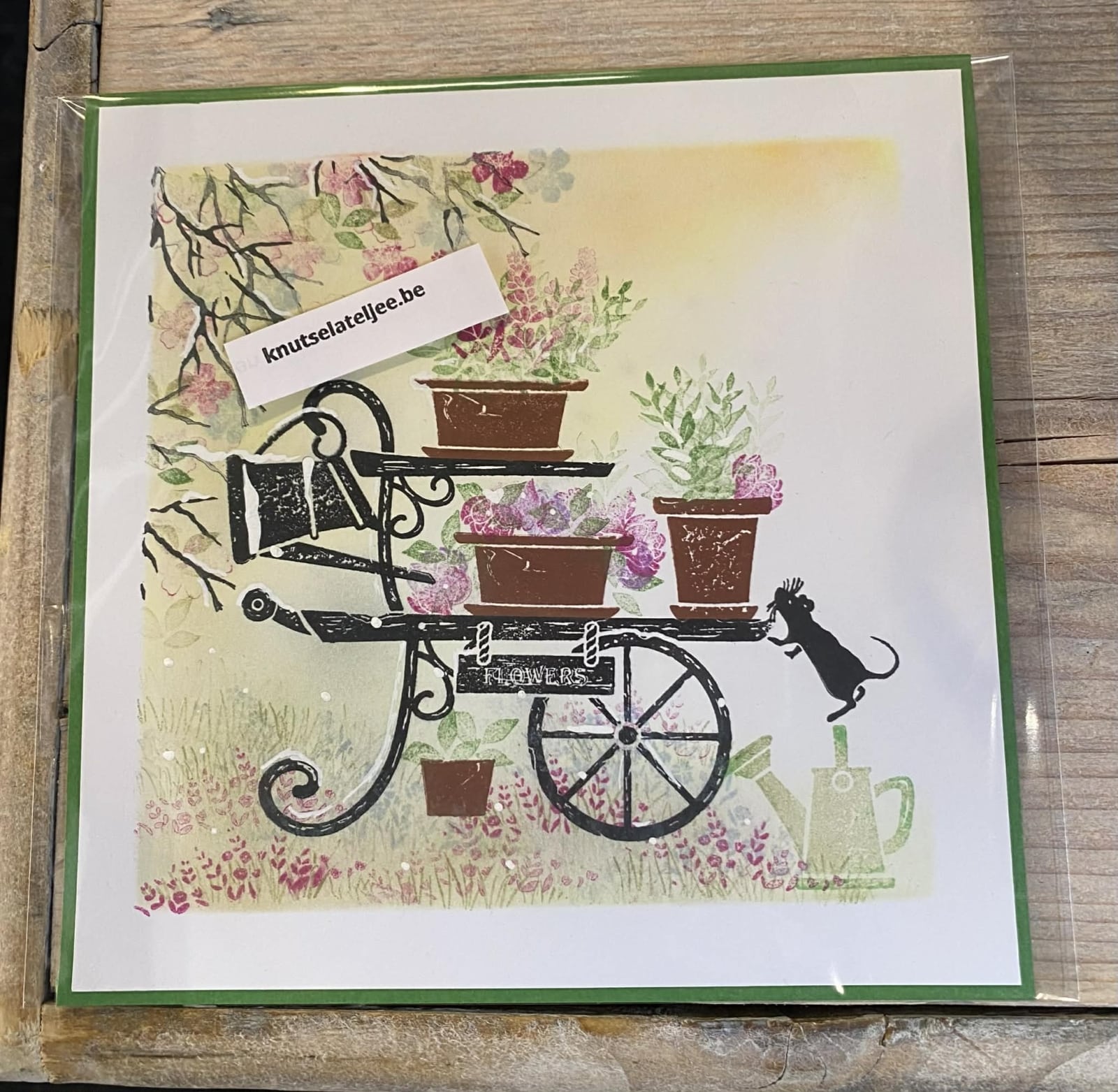 Knutselateljee - Workshop Card-io donderdag 23/4 van 10u tot 13u (WSCARDIO7)