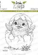 Lesia Zgharda Design photopolymer Stamp 'Little duckling in the egg' (FA313)